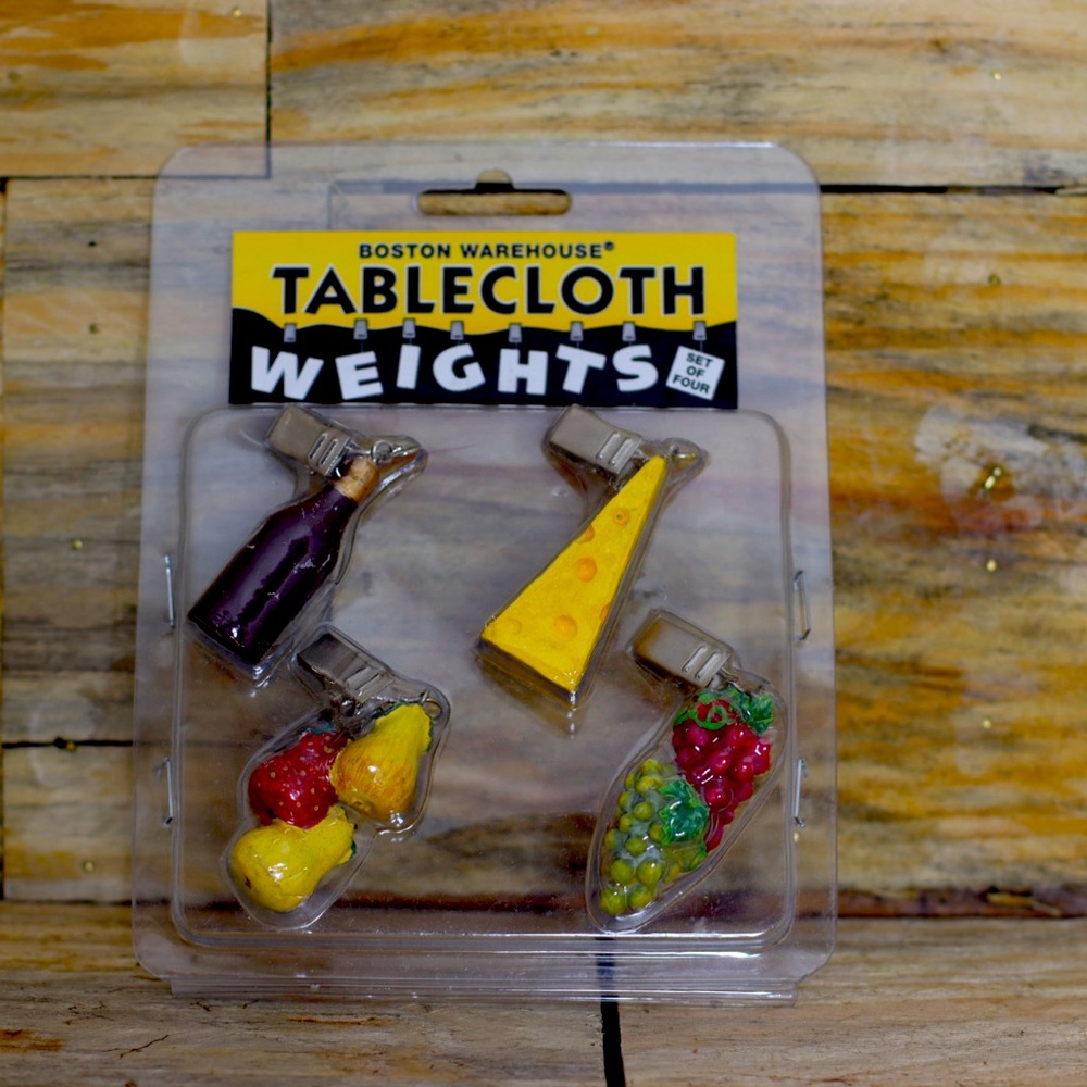 Table cloth weights